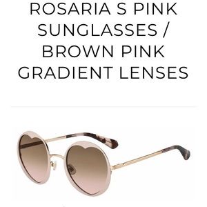 Kate Spade Rosaria Sunglasses / Pink and Brown